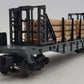 Lionel 6-16347 O Gauge Ontario Northland Bulkhead Flat w/Wood Load LN/Box