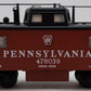 Lionel 6-51702 O Gauge BRASS Pennsylvania N-8 Smoking Caboose #478039 EX/Box