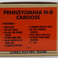 Lionel 6-51702 O Gauge BRASS Pennsylvania N-8 Smoking Caboose #478039 EX/Box