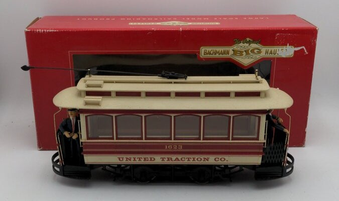 Bachmann 93939 G Gauge Big Haulers Closed Street Car EX/Box