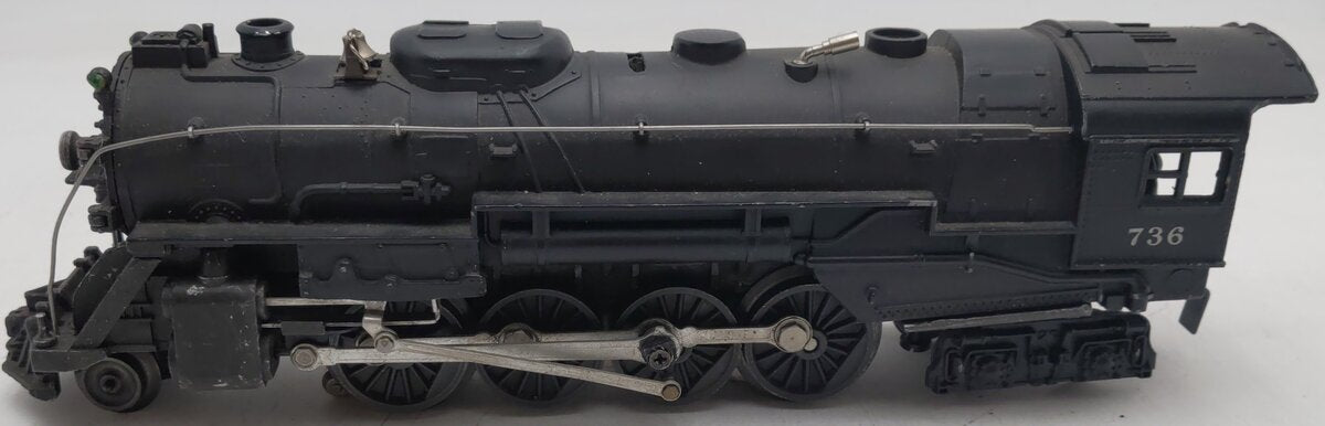 Lionel 736 Vintage O Berkshire 2-8-4 Steam Locomotive VG