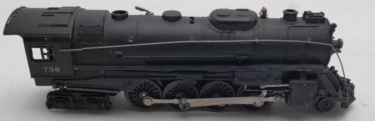 Lionel 736 Vintage O Berkshire 2-8-4 Steam Locomotive VG