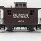 Bachmann 93142 G Rio Grande Southern 4-Wheel Wood Bobber Caboose #401 EX/Box