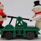 Lionel 6-18422 O Gauge Christmas Santa & Snowman Handcar EX/Box