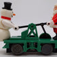 Lionel 6-18422 O Gauge Christmas Santa & Snowman Handcar EX/Box