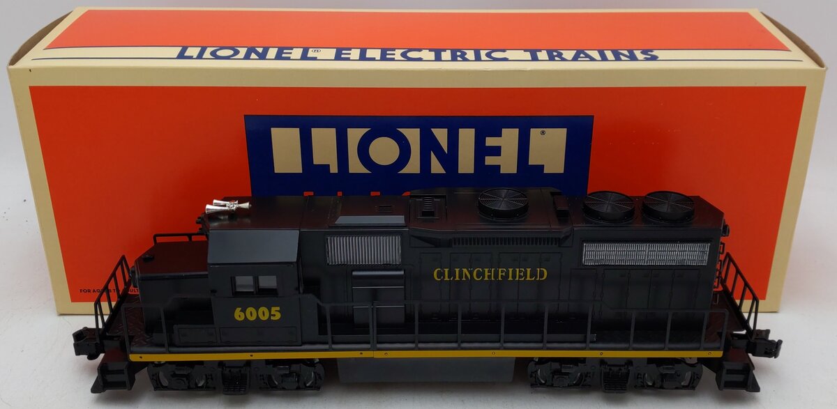 Lionel 6-18821 O Gauge Clinchfield GP-38-2 Diesel Locomotive #6005 EX/Box