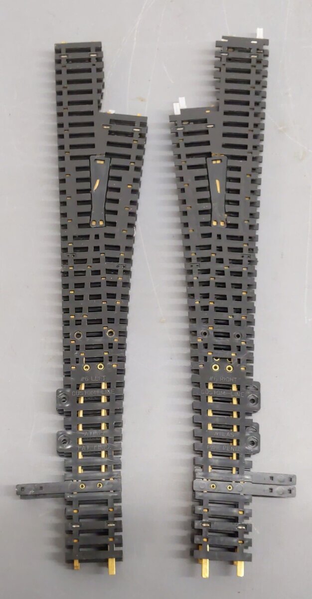 Atlas HO Scale Code 100 Custom-Line LH & RH Turnout Pairs [3] VG