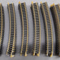 Atlas 0535 HO Code 83 Nickel Silver Rail 22" Radius Curved Track (59) VG