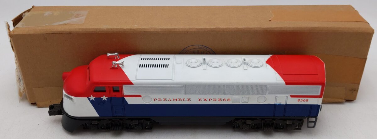 Lionel 6-8568 O Gauge Preamble Express F3 A Diesel Locomotive #8568 EX