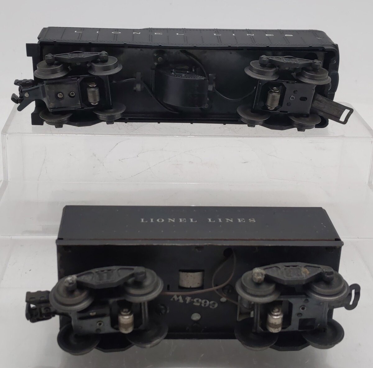 Lionel Vintage O Gauge Whistle Tenders: 6654W & 2046W [2] VG