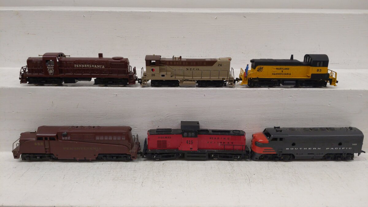 Mehano, AHM, & Other HO Scale Assorted CUSTOM Diesel Locomotives [6] VG
