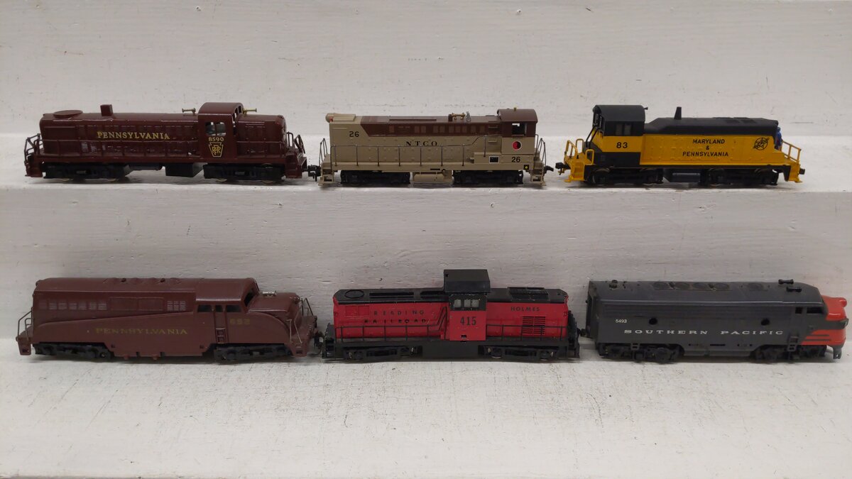 Mehano, AHM, & Other HO Scale Assorted CUSTOM Diesel Locomotives [6] VG