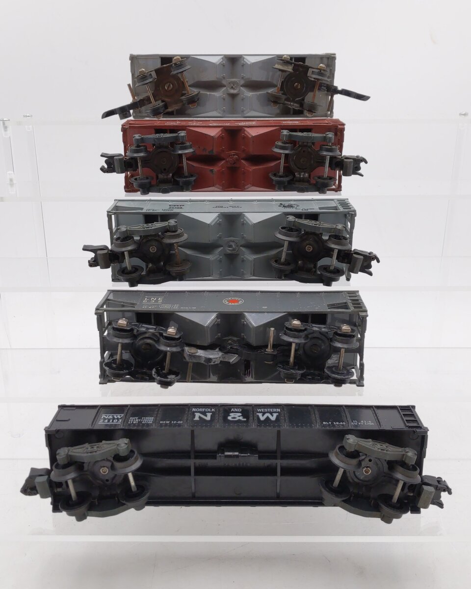 American Flyer Vintage S Postwar Freight Cars: 632, 640, 921, 24209, & 24103 [5] VG