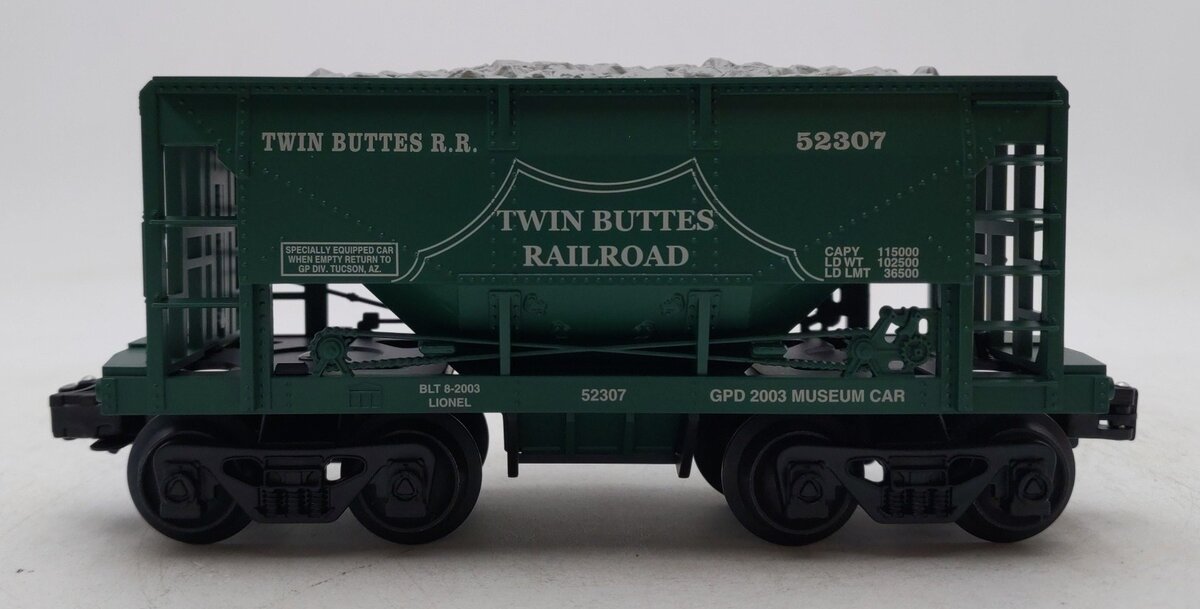 Lionel 6-52307 O Gauge GPD-TTOM 2003 Twin Buttes Ore Car NIB