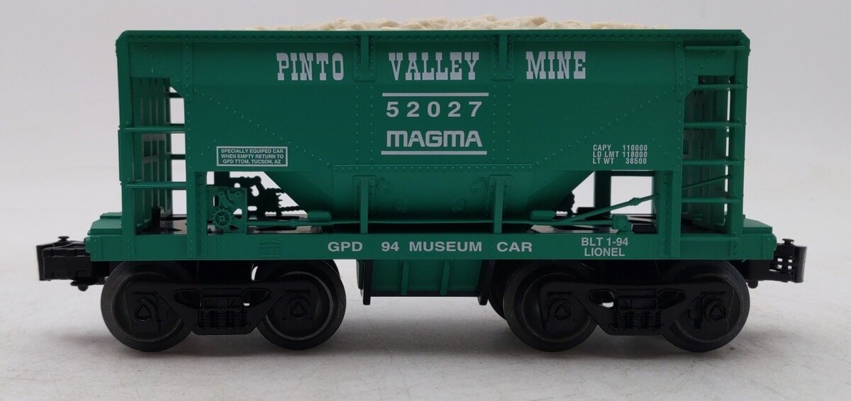 Lionel 6-52027 O Gauge 1994 Gadsden Pacific Museum Ore Car #52027 LN/Box