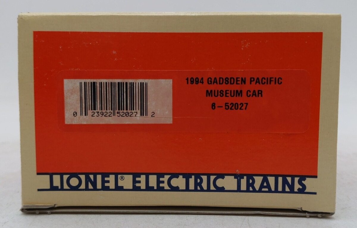 Lionel 6-52027 O Gauge 1994 Gadsden Pacific Museum Ore Car #52027 LN/Box