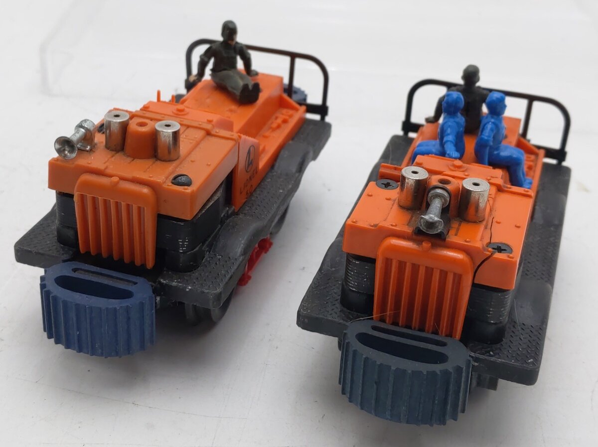 Lionel 50 Vintage O Gauge Postwar Motorized Gang Cars [2] VG