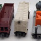 Lionel Vintage O Gauge Freight Cars #6457,25000,3620,3472,6462 [5] VG