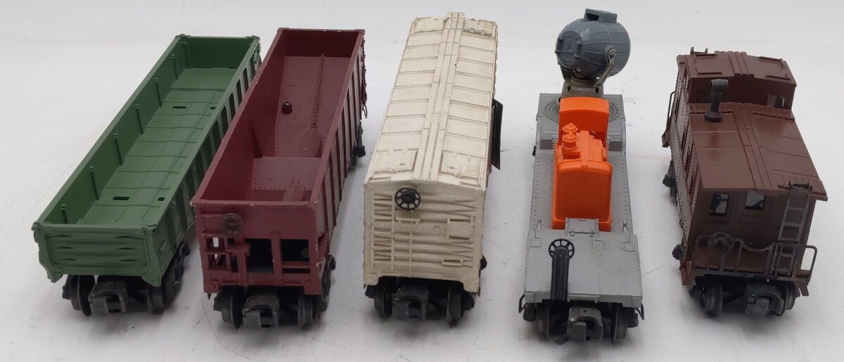 Lionel Vintage O Gauge Freight Cars #6457,25000,3620,3472,6462 [5] VG