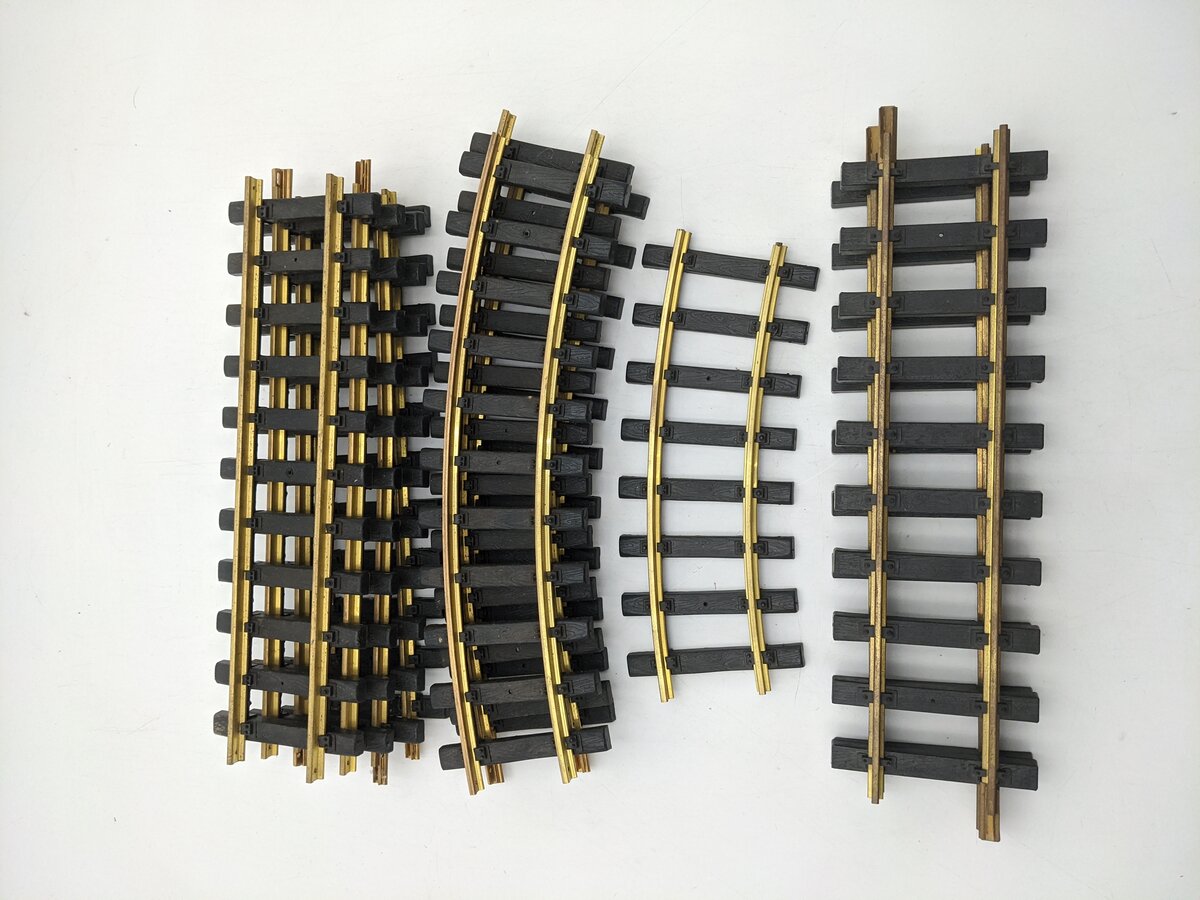 Aristo-Craft & USA Trains G Scale Assorted Straight & Curved Track Sections [10] EX