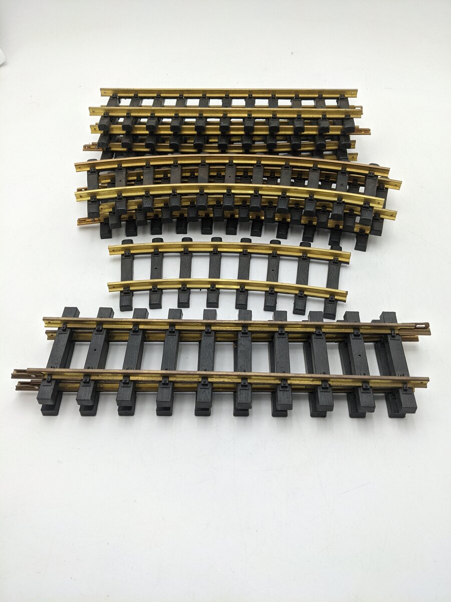 Aristo-Craft & USA Trains G Scale Assorted Straight & Curved Track Sections [10] EX