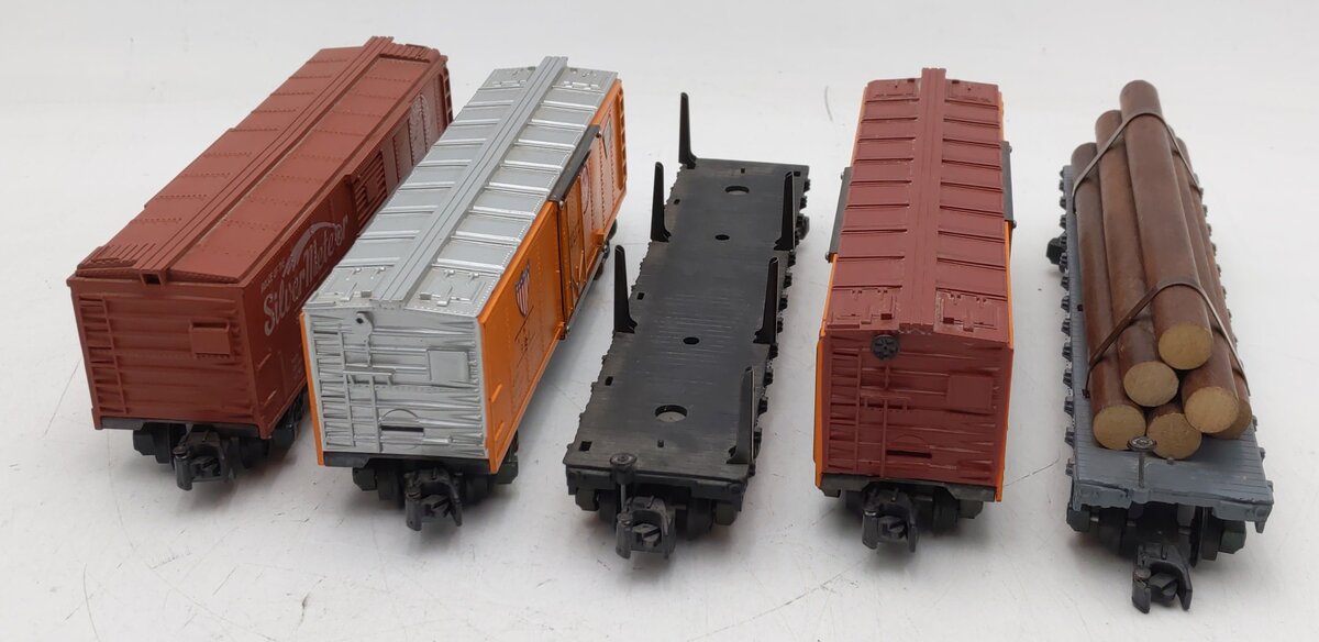 American Flyer Vintage S Scale Freight Cars #942,988,928,947,42597 [5] VG