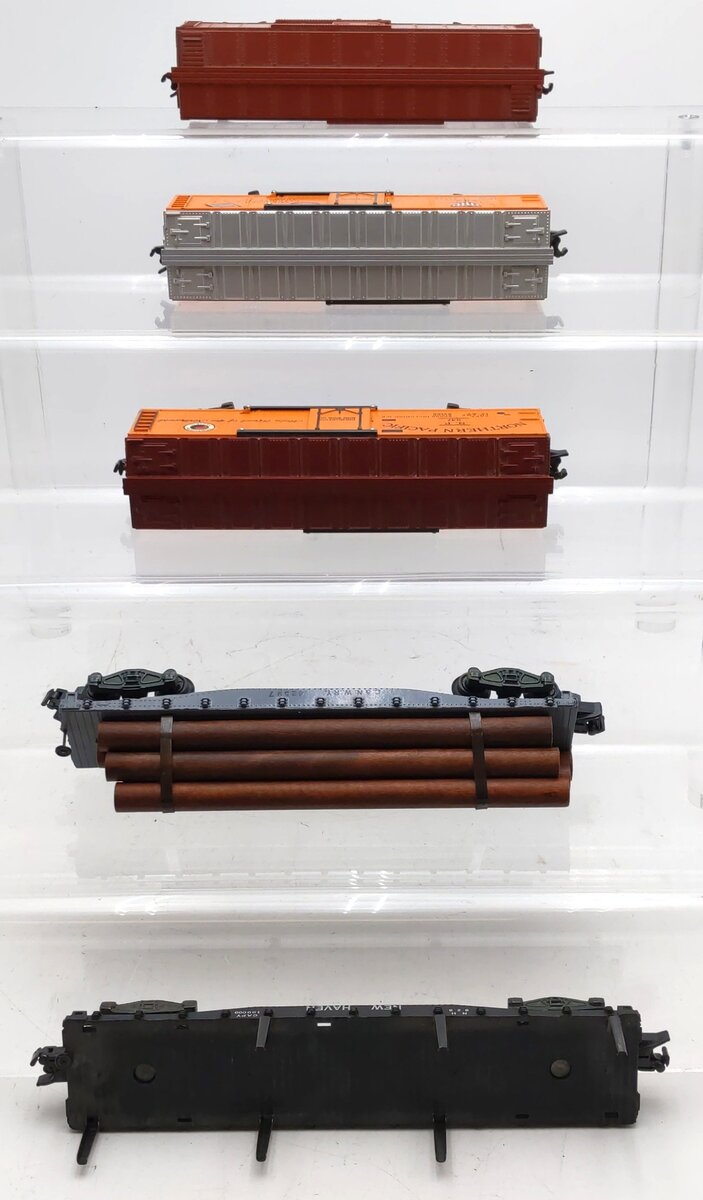 American Flyer Vintage S Scale Freight Cars #942,988,928,947,42597 [5] VG