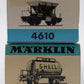 Marklin HO Scale Assorted Freight Cars: 598210, 1500 [2] EX/Box