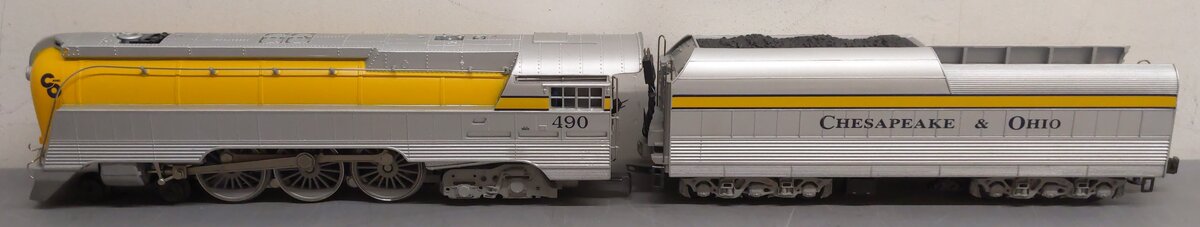 Lionel 6-18043 O Chesapeake & Ohio Streamlined Hudson & Tender #490 with RSII EX/Box