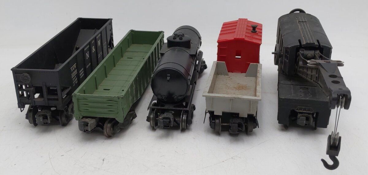 Lionel Vintage O Gauge Freight Cars #22000,6462,6025,6460,6119 [5] VG