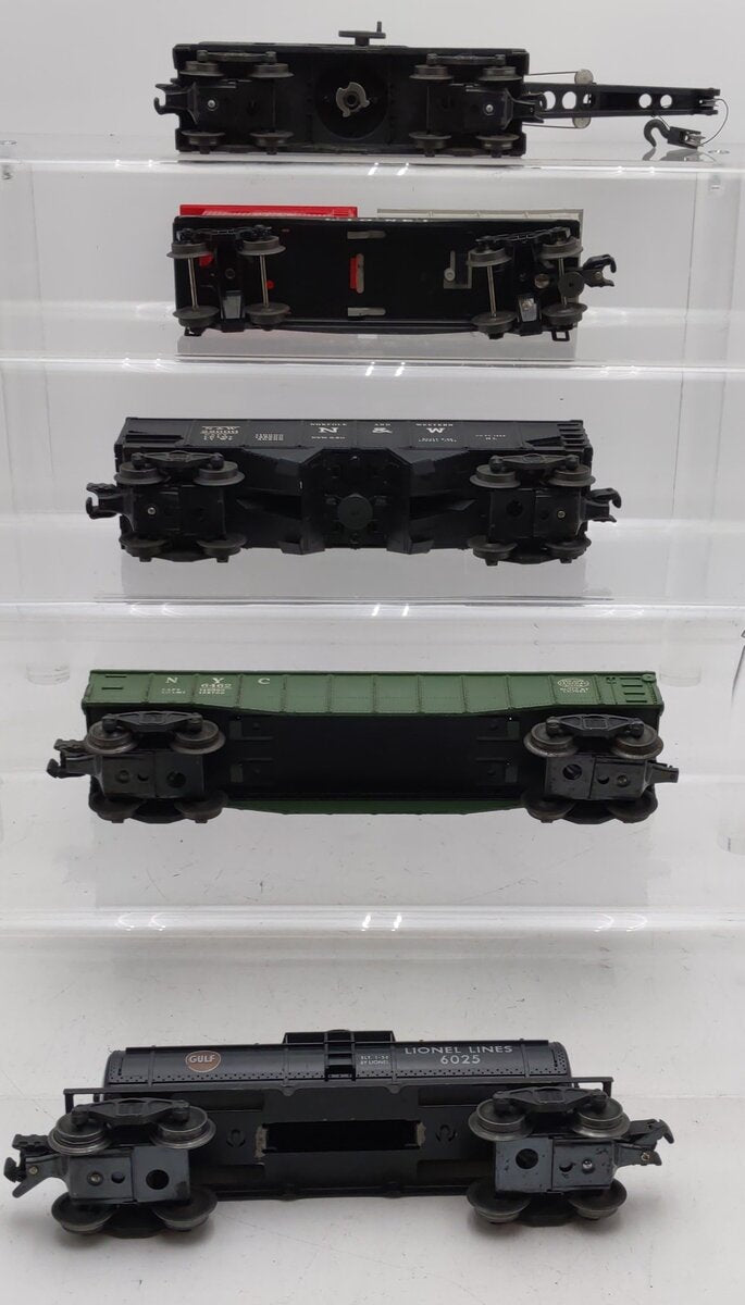 Lionel Vintage O Gauge Freight Cars #22000,6462,6025,6460,6119 [5] VG