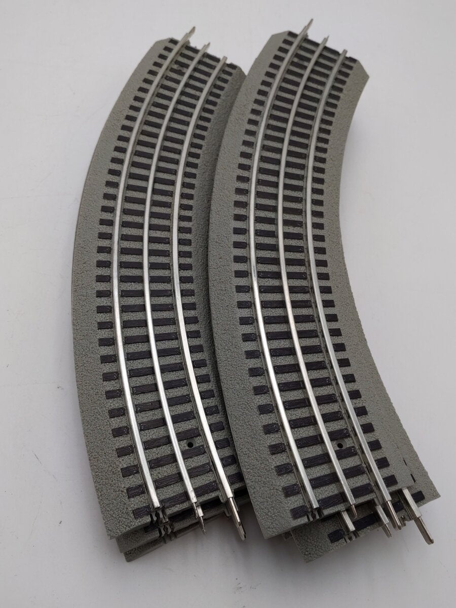 Lionel 6-12015 FasTrack O36 45-Degree Curved Track (7) LN