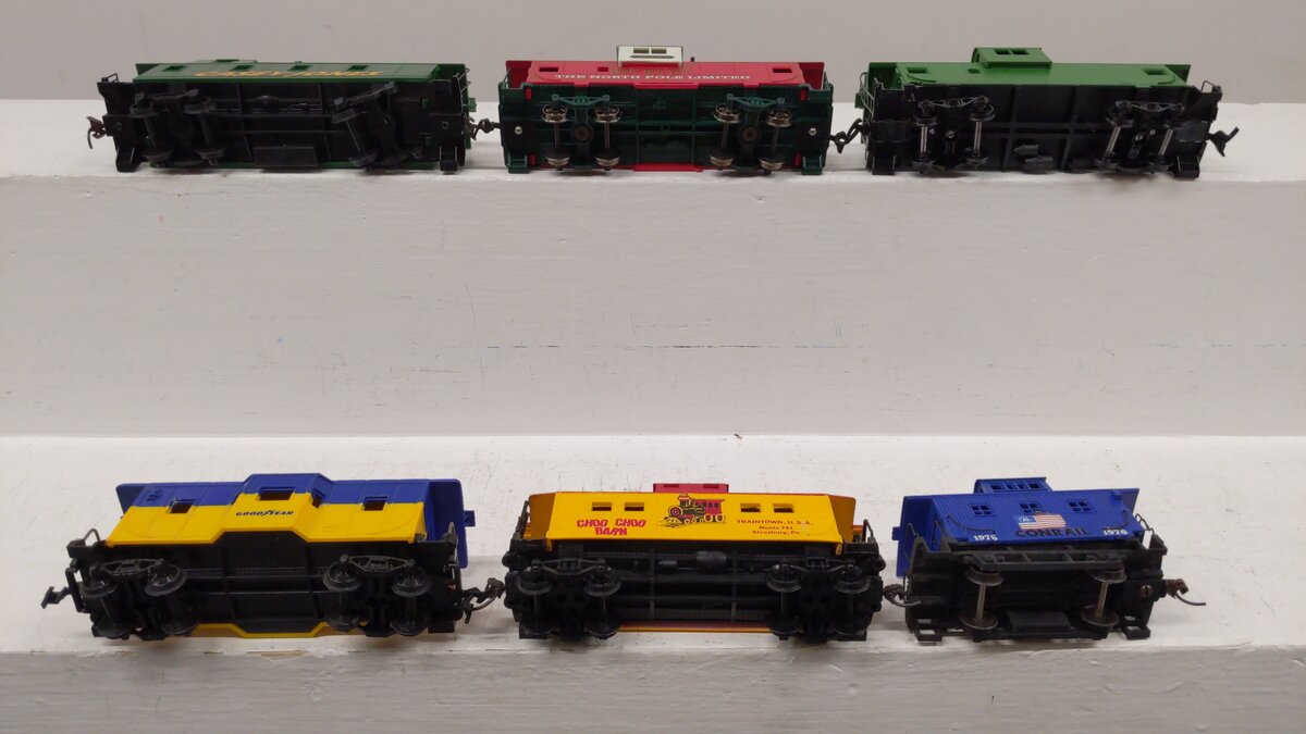 Bachmann, Life Like, & Other HO Scale Assorted Cabooses: [6] VG