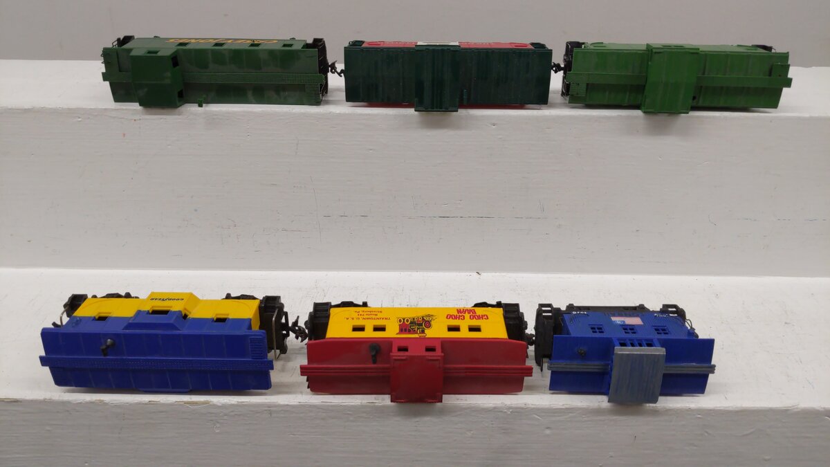 Bachmann, Life Like, & Other HO Scale Assorted Cabooses: [6] VG