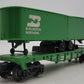 Lionel 6-9133 O Gauge Burlington Northern Flatcar #9133 with Trailers EX/Box