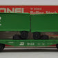 Lionel 6-9133 O Gauge Burlington Northern Flatcar #9133 with Trailers EX/Box