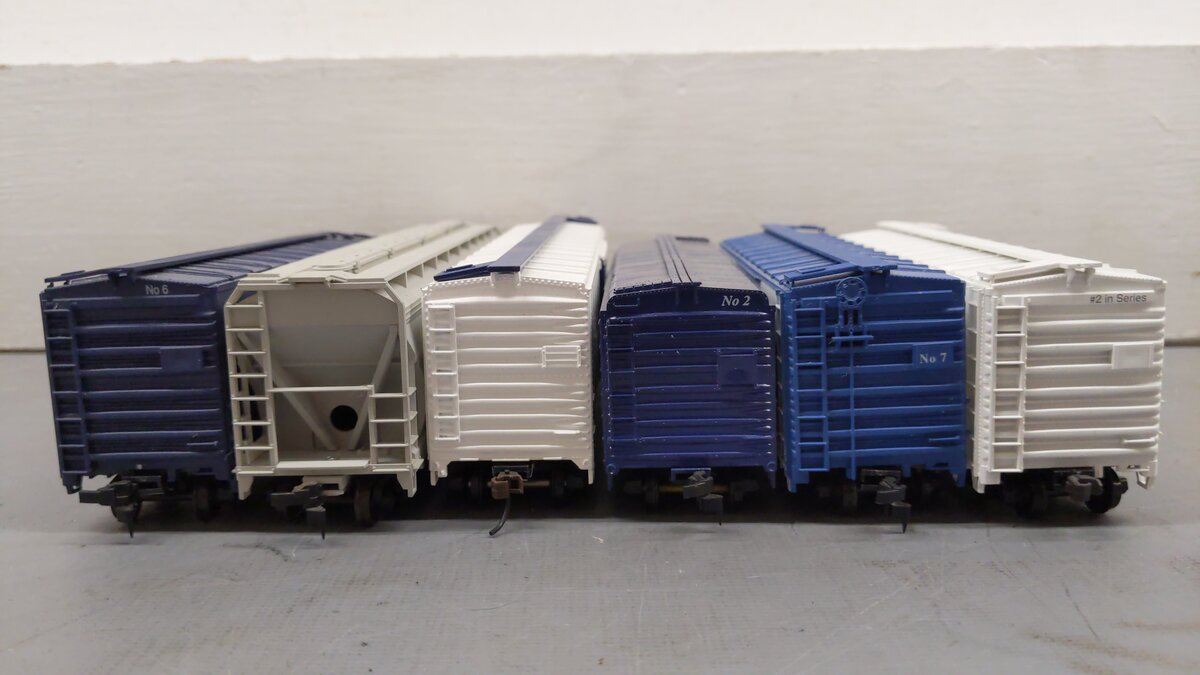 Bowser & Accurail HO Scale Assorted Freight Cars: 1855, 1999, 2005, 2001 [6] VG