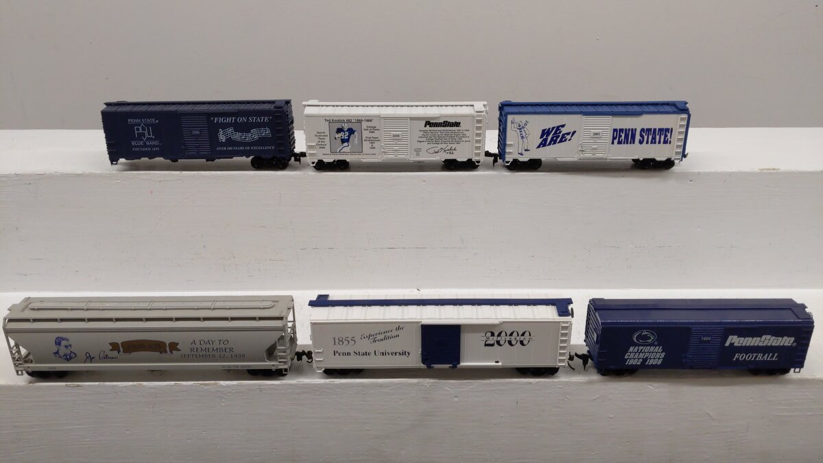 Bowser & Accurail HO Scale Assorted Freight Cars: 1855, 1999, 2005, 2001 [6] VG