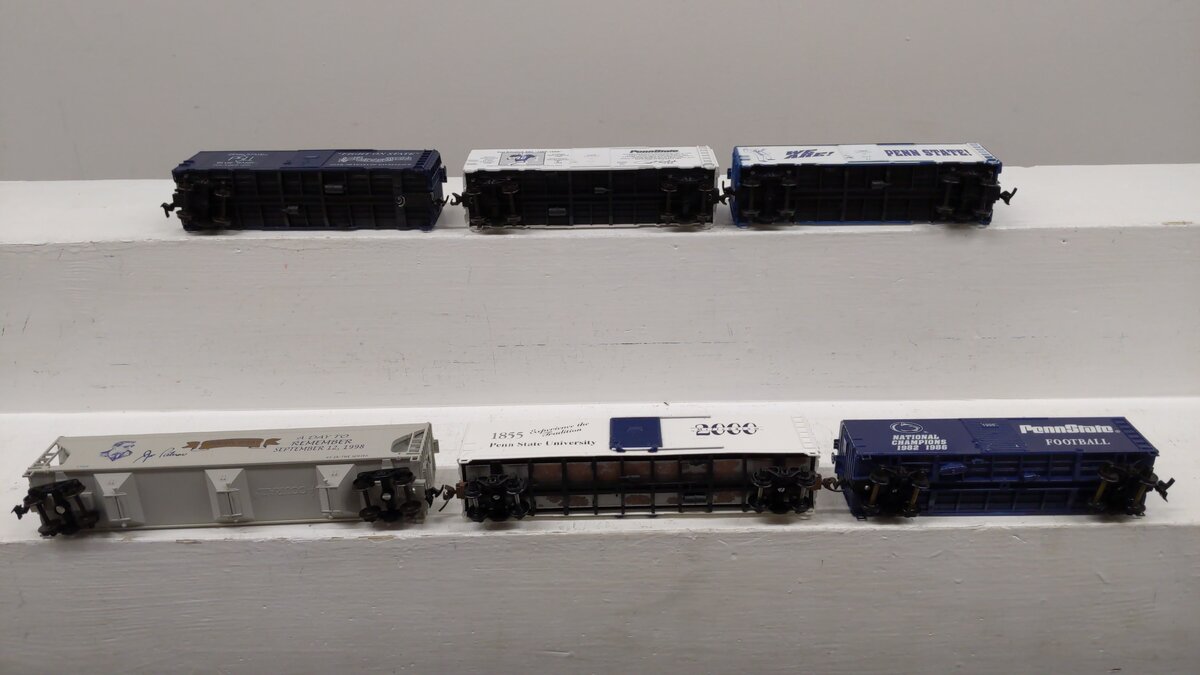Bowser & Accurail HO Scale Assorted Freight Cars: 1855, 1999, 2005, 2001 [6] VG
