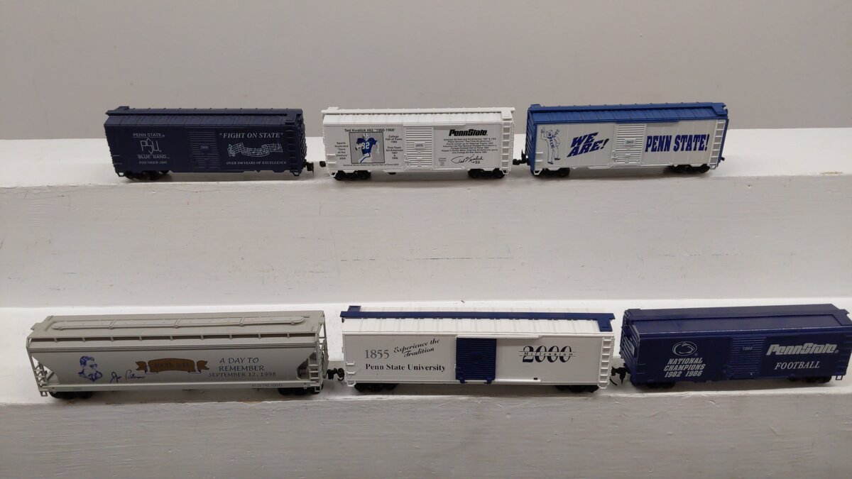 Bowser & Accurail HO Scale Assorted Freight Cars: 1855, 1999, 2005, 2001 [6] VG
