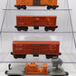 Lionel Assorted O Postwar Freight Cars 3656, 6520, 6352 [4] VG