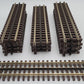 Atlas O Gauge Nickel Silver 3-Rail Track Assortment: 6050, 6063, 6057, 6059 [24] EX
