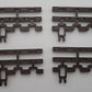 Atlas O Gauge Nickel Silver 3-Rail Track Assortment: 6050, 6063, 6057, 6059 [24] EX