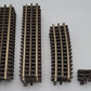Atlas O Gauge Nickel Silver 3-Rail Track Assortment: 6050, 6063, 6057, 6059 [24] EX