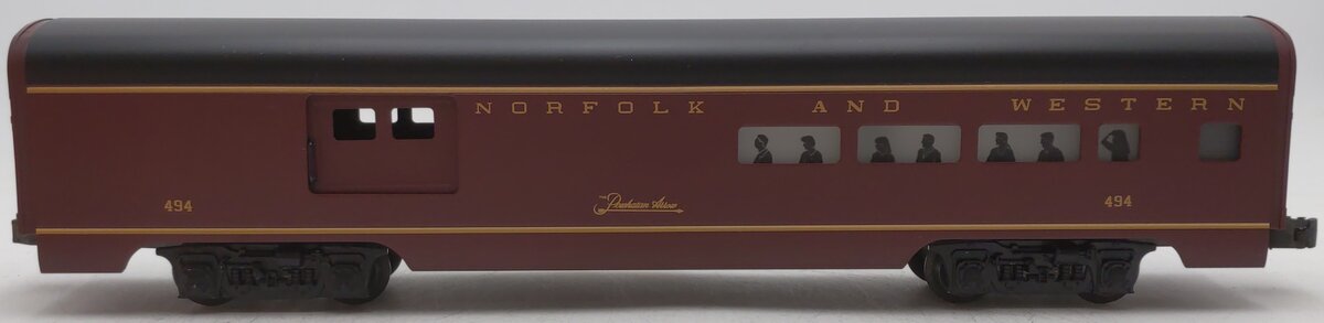 Lionel 6-19140 O Gauge Norfolk & Western Aluminum Combine Car #494/Box