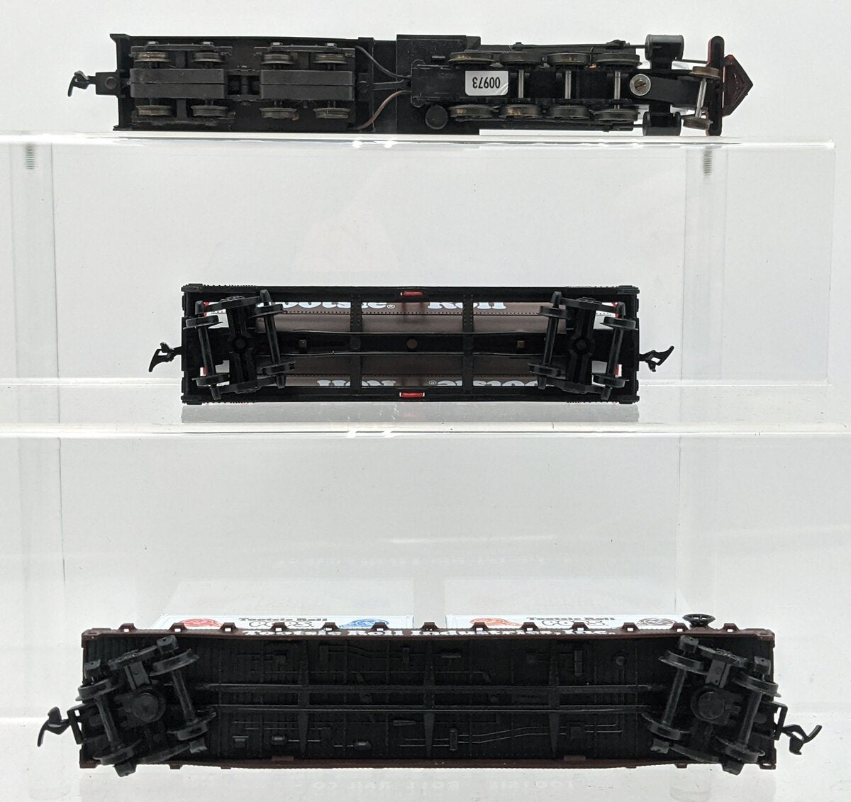 Model Power & Other HO Scale Tootsie Roll Steam Loco, Tender, & Freight Cars EX