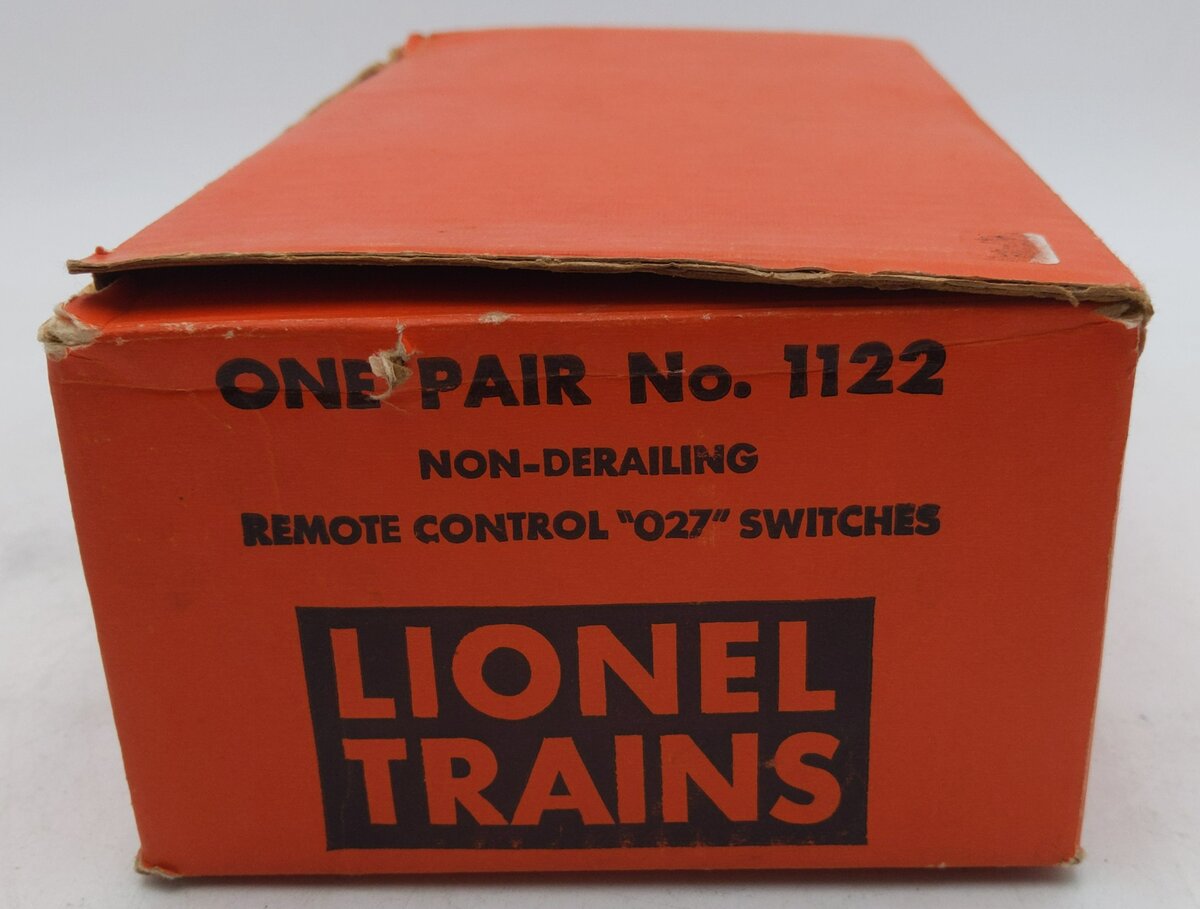 Lionel 1122 Vintage O-27 Remote Control Switches (Pair of 2) VG/Box