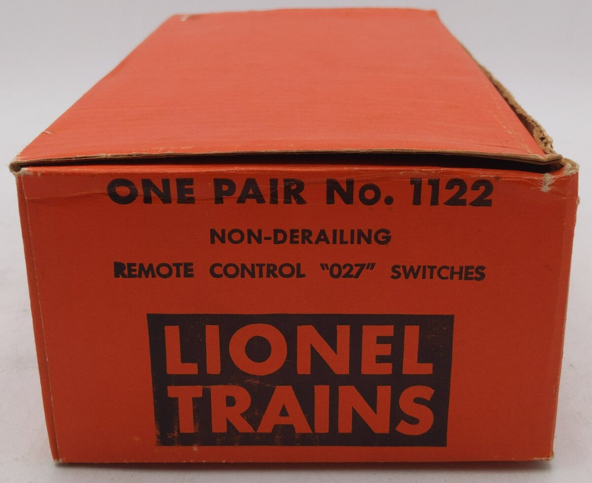 Lionel 1122 Vintage O-27 Remote Control Switches (Pair of 2) VG/Box