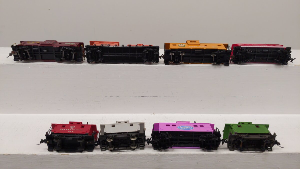 Life Like & Other HO Scale Custom Assorted Freight Cars: 6141, 758, 1982 [8] VG