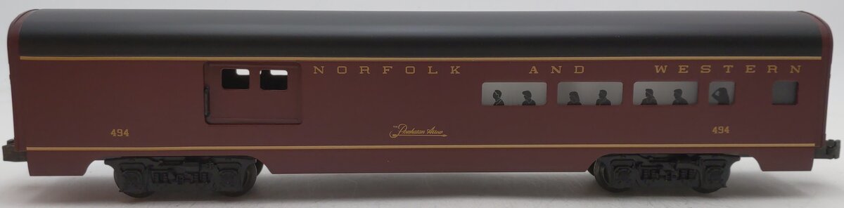 Lionel 6-19140 O Gauge Norfolk & Western Aluminum Combine Car #494 LN/Box